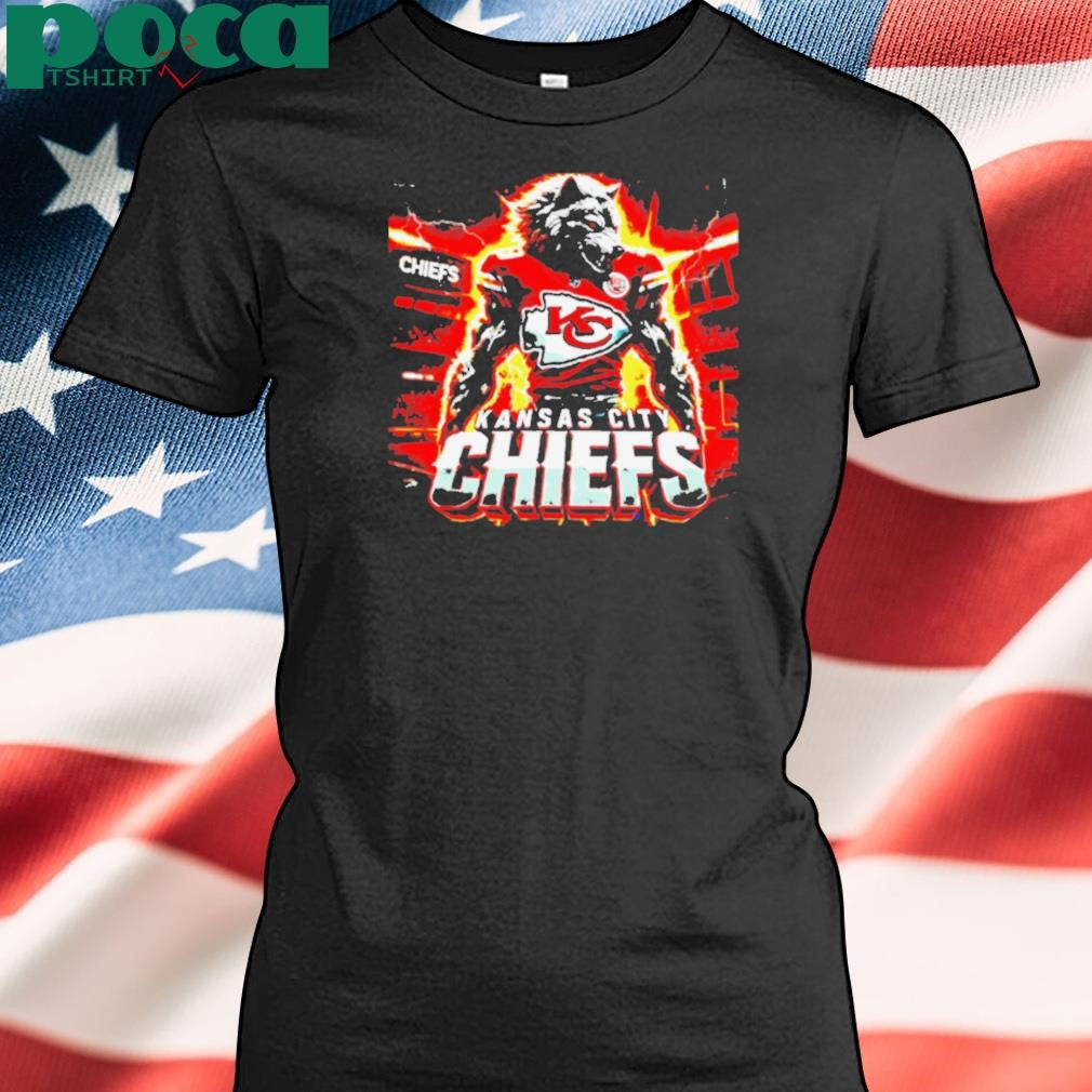Kansas City Chiefs Wolf Transparent shirt