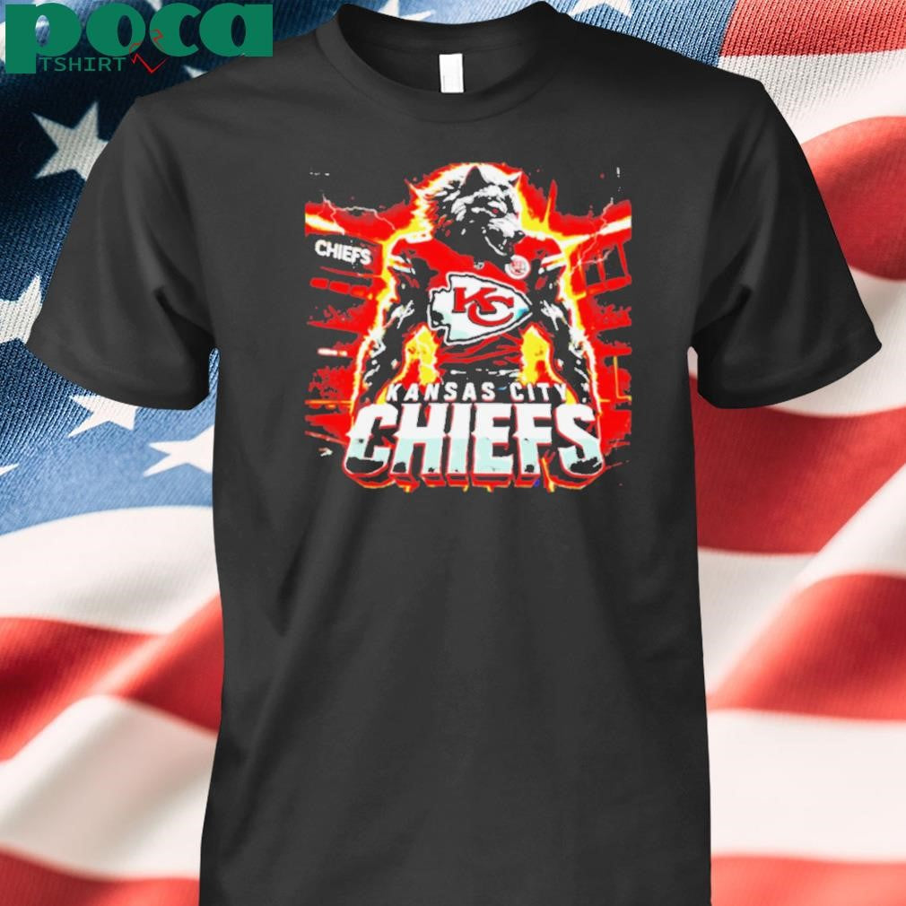 Kansas City Chiefs Wolf Transparent shirt