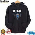 Kansas City Royals Nurse Work Of Heart Stethoscope Royal Blue T Shirt