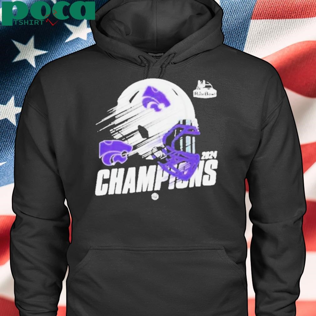 Kansas State Wildcats Rate Bowl Game Champions 2024 Helmet Logo NCAAF Bowl Games 2024 2025 shirt