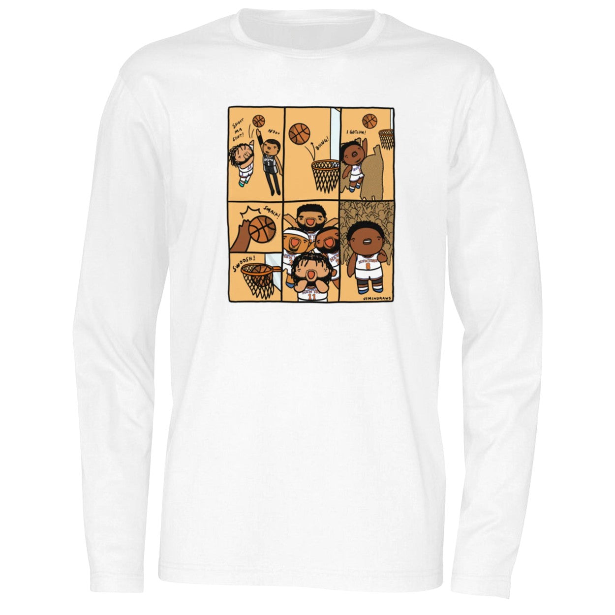 Karl-Anthony Towns with NY Knicks OG Tip Shirt