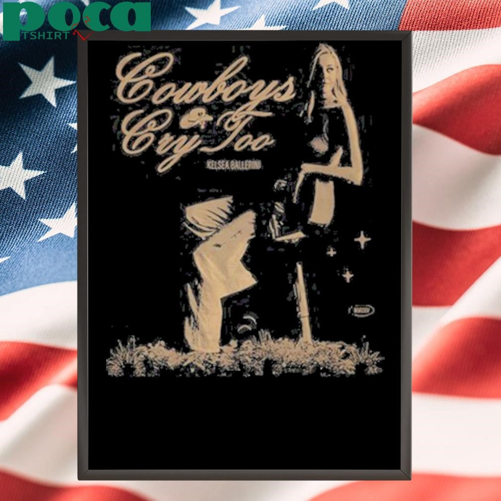 Kelsea Ballerini Cowboys Cry Too Face New T-Shirt