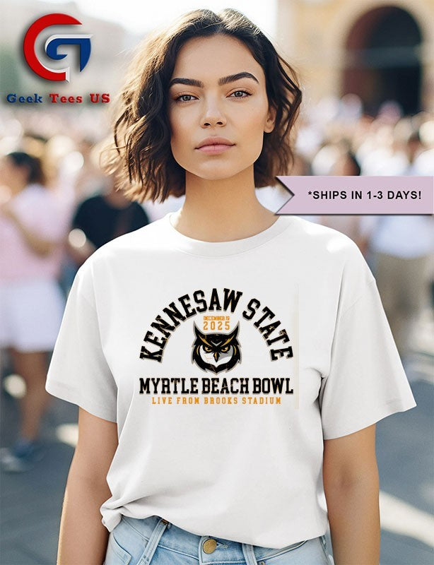 Kennesaw State Owls football Myrtle Beach Bowl 2025 shirt