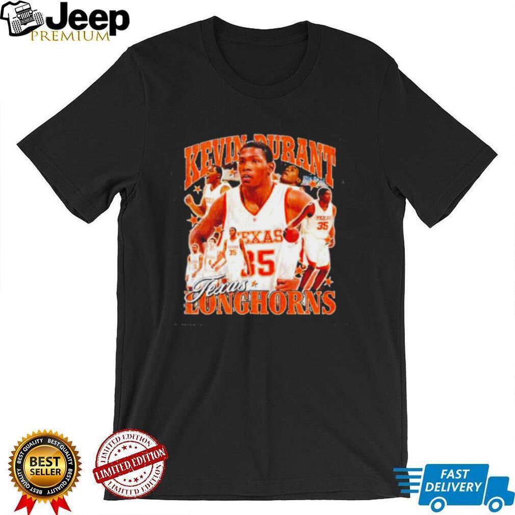 Kevin Durant Texas Longhorns No 35 Vintage Collage shirt