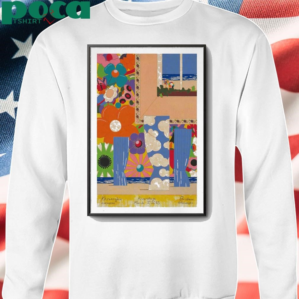 Khruangbin Mar 2 2025 Riverstage Brisbane Brisbane Australia Poster shirt