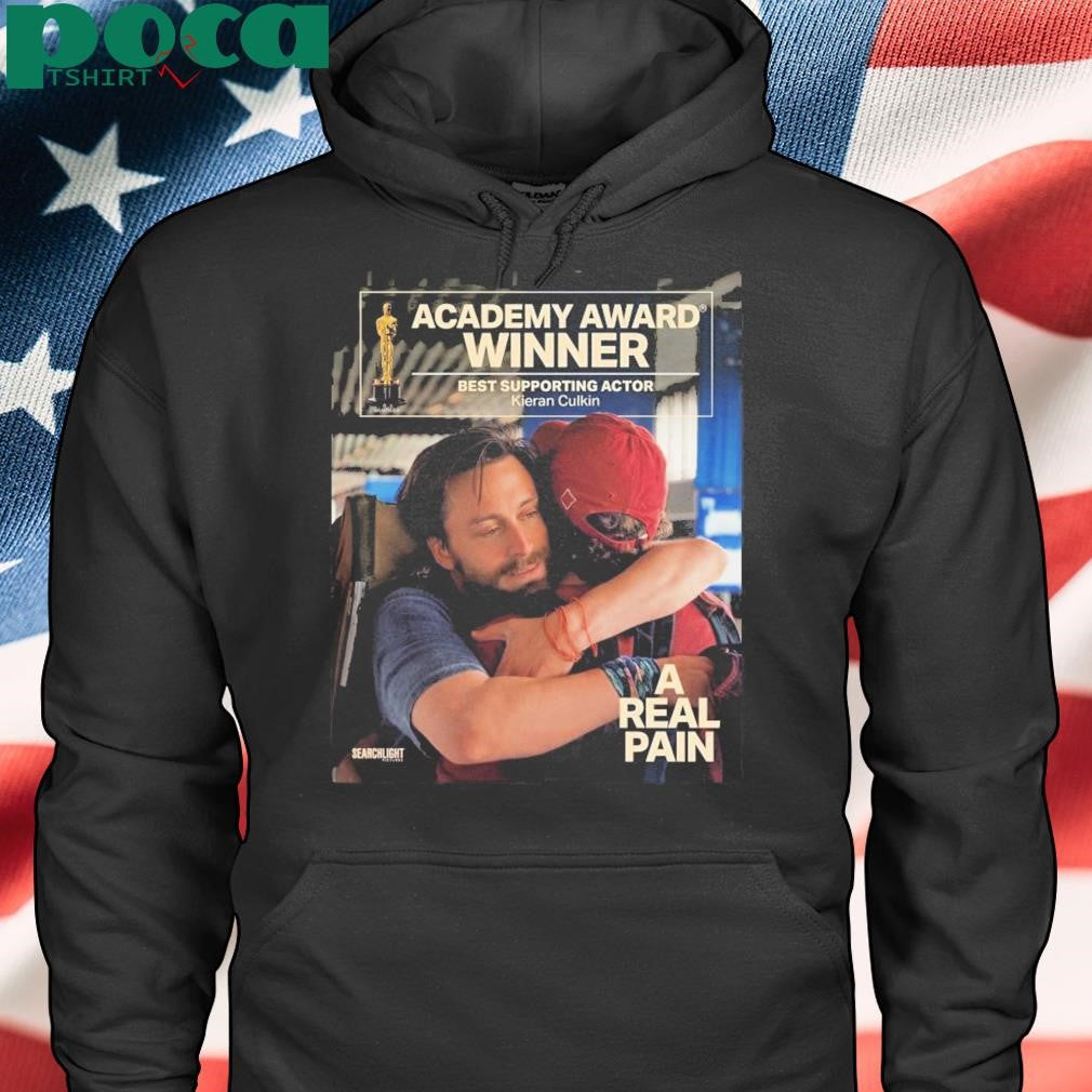 Kieran Culkin At The 97th Academy Award Winner Best Supporting Actor A Real Pain 2025 T Shirt