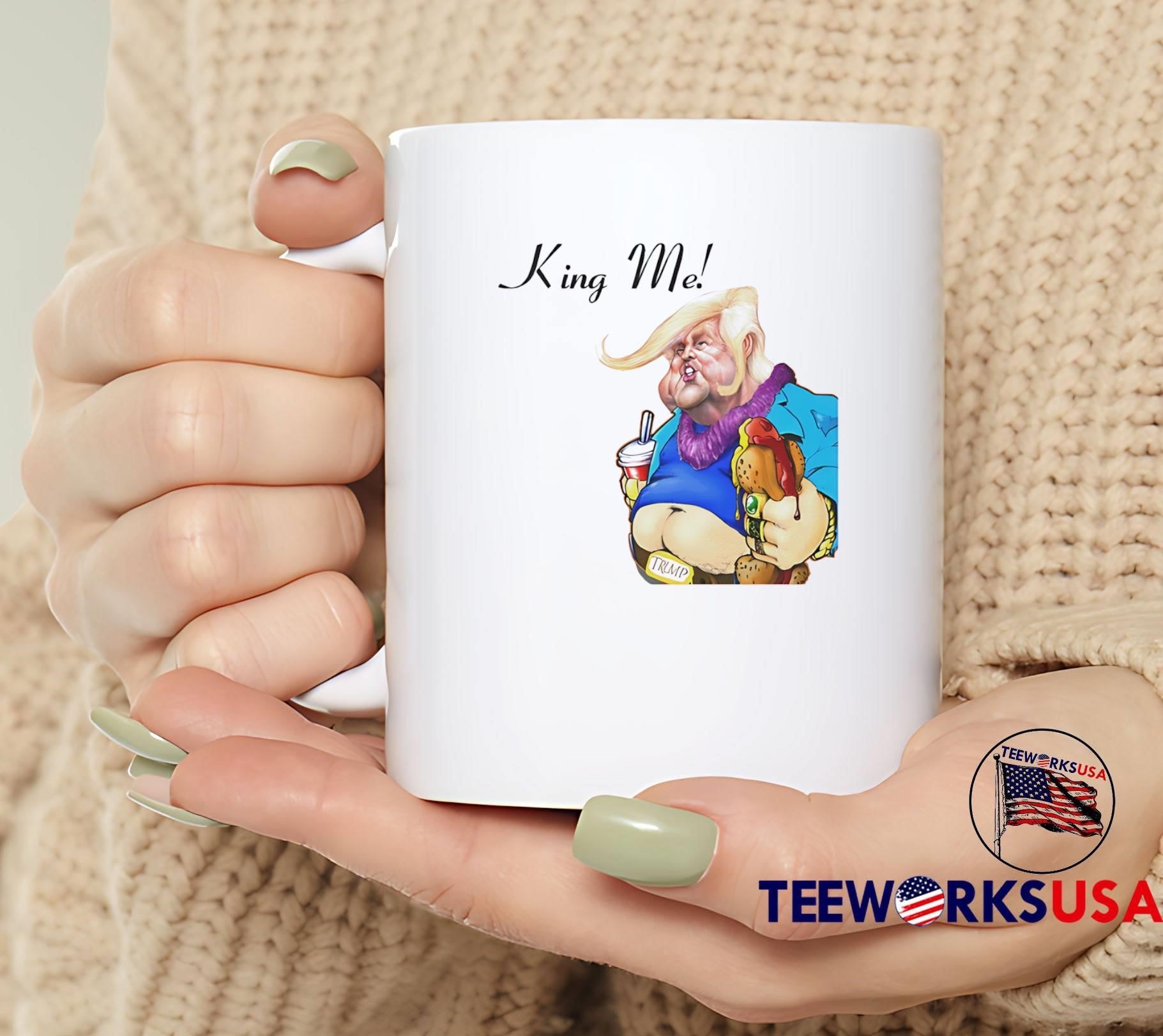 King Me Eating Fast Food Hot Dog Drink shirt