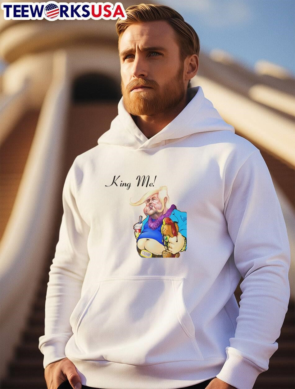 King Me Eating Fast Food Hot Dog Drink shirt