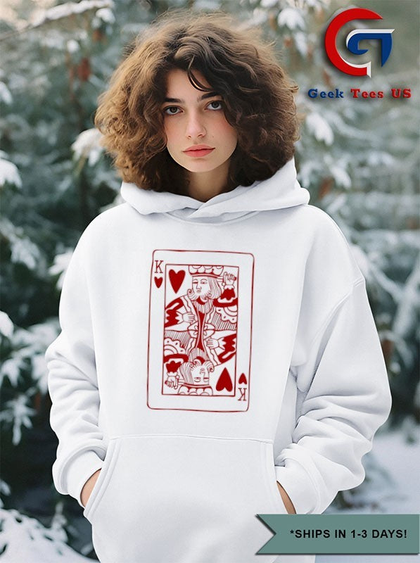 King of Hearts playing card shirt
