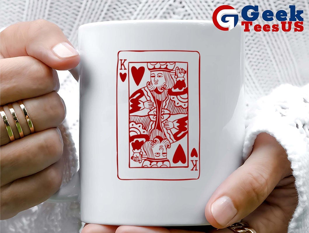 King of Hearts playing card shirt