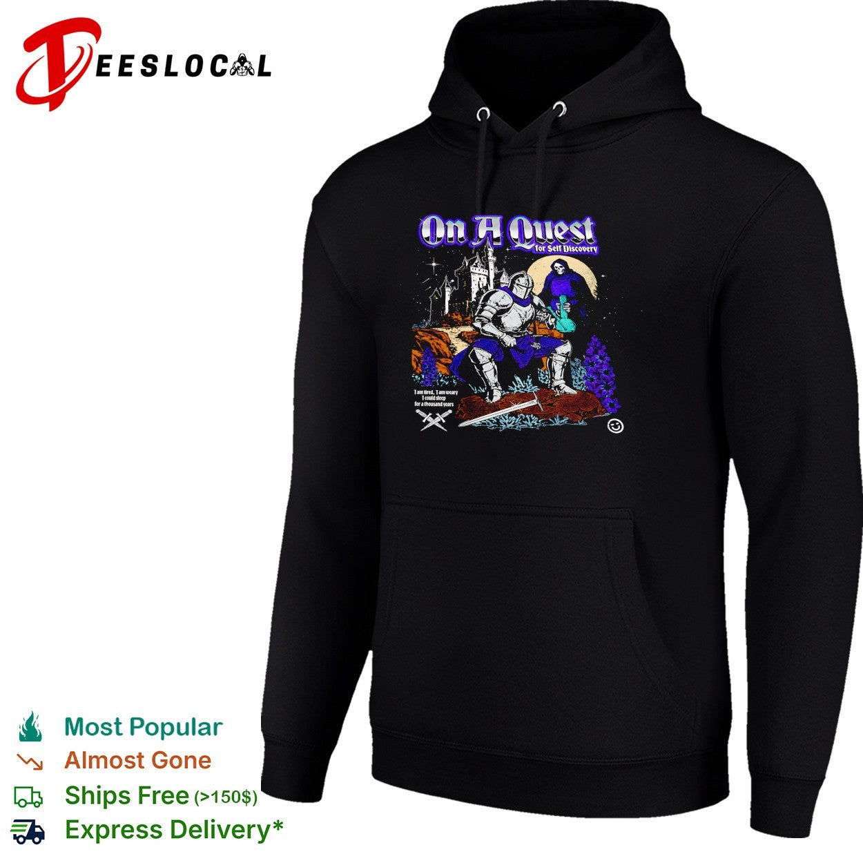 Knight on a quest for self discovery shirt