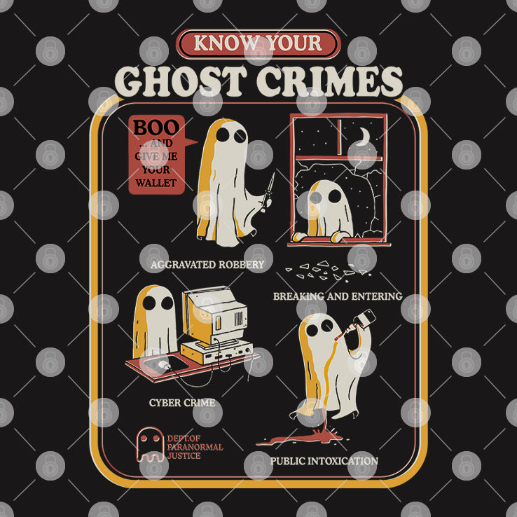 Know Your Ghost Crimes T Shirt
