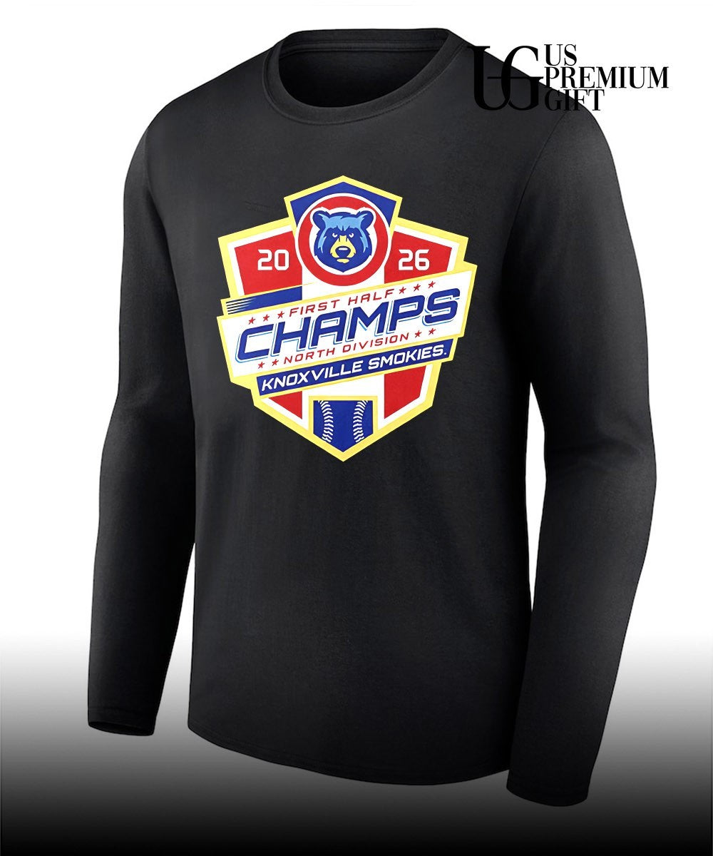 Knoxville Smokies Baseball 2026 First Half Champs North Division T shirt