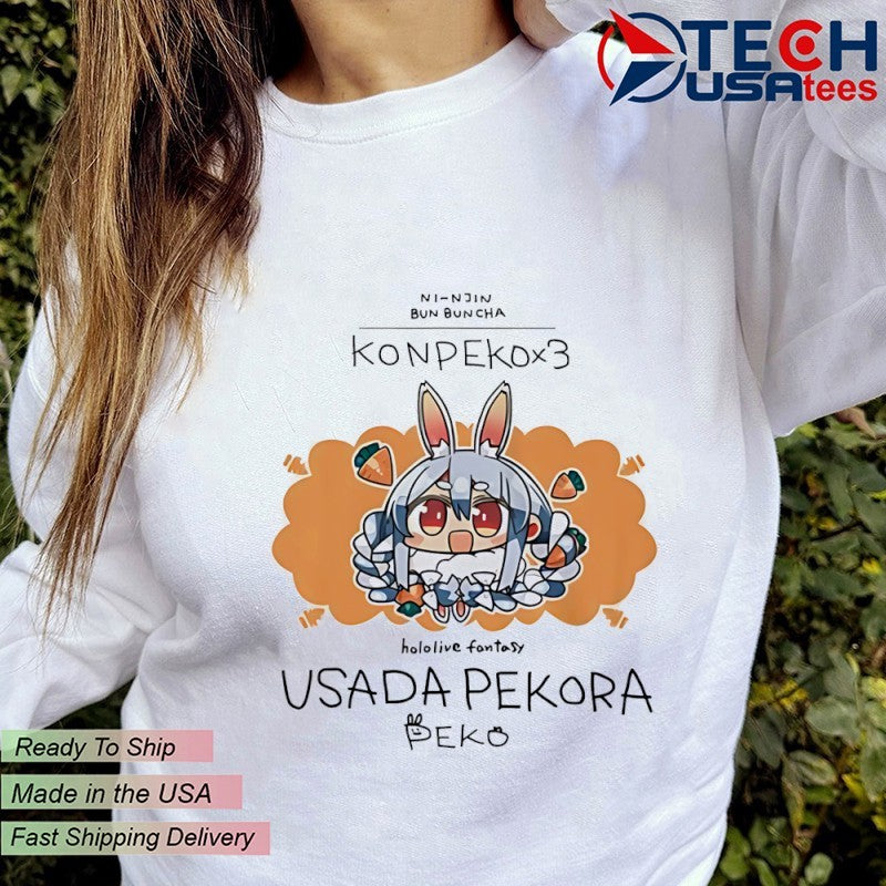 Konpekox3 Hololive Fantasy Usada Pekora shirt