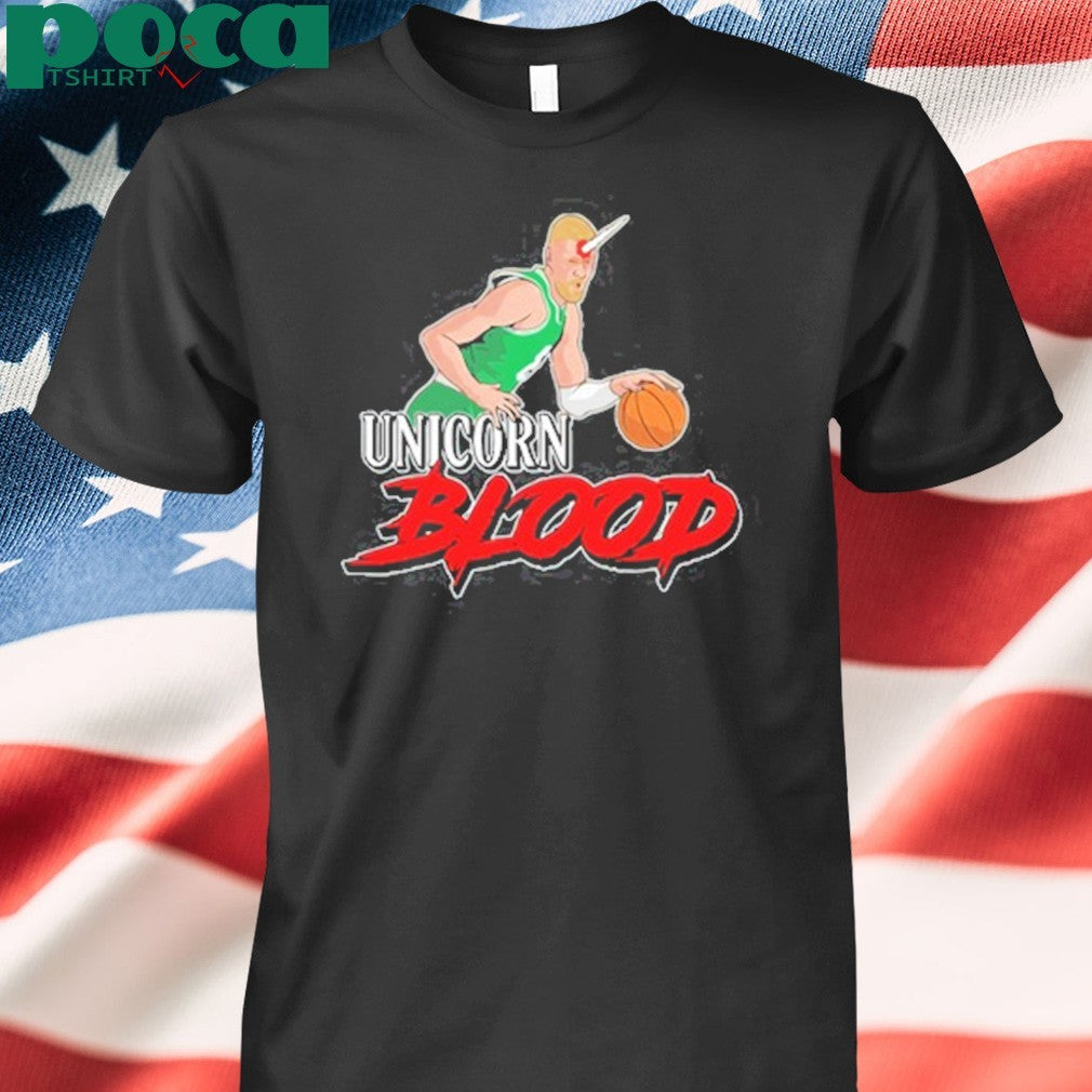 Kristaps Porzingis Unicorn blood shirt