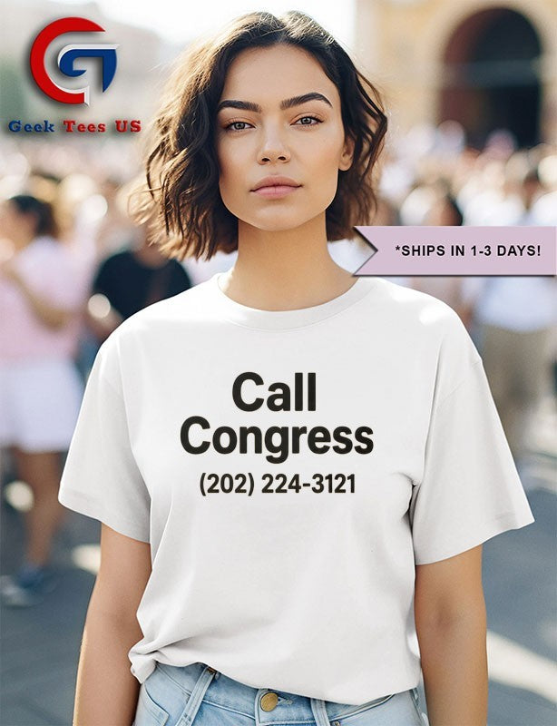 Kumail Nanjiani Call Congress 202 224 3121 shirt