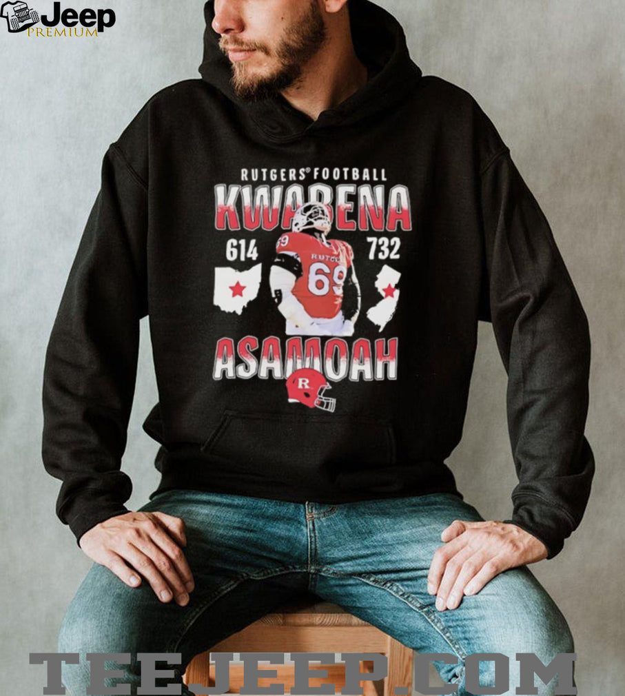 Kwabena Asamoah Rutgers Football vintage shirt