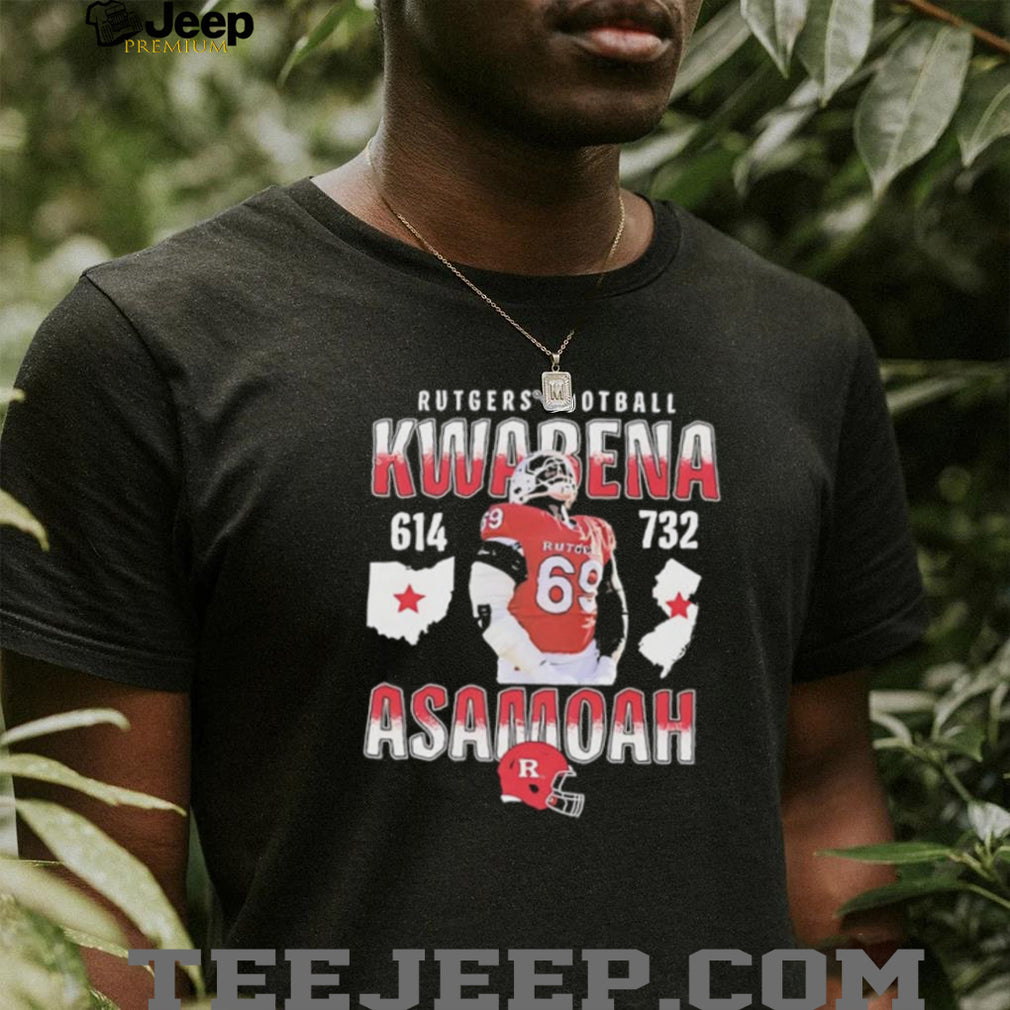 Kwabena Asamoah Rutgers Football vintage shirt