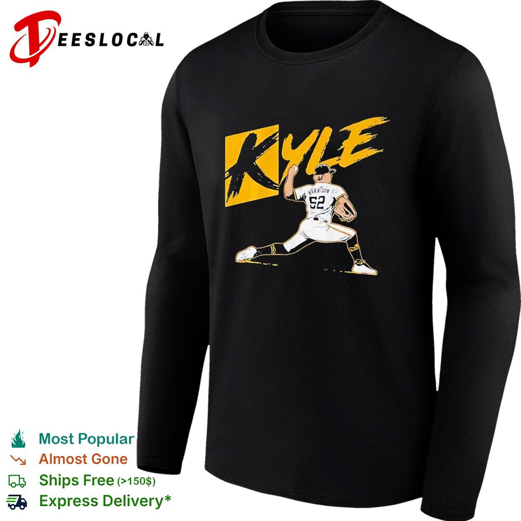 Kyle Harrison San Francisco Giants 52 pitching motion shirt