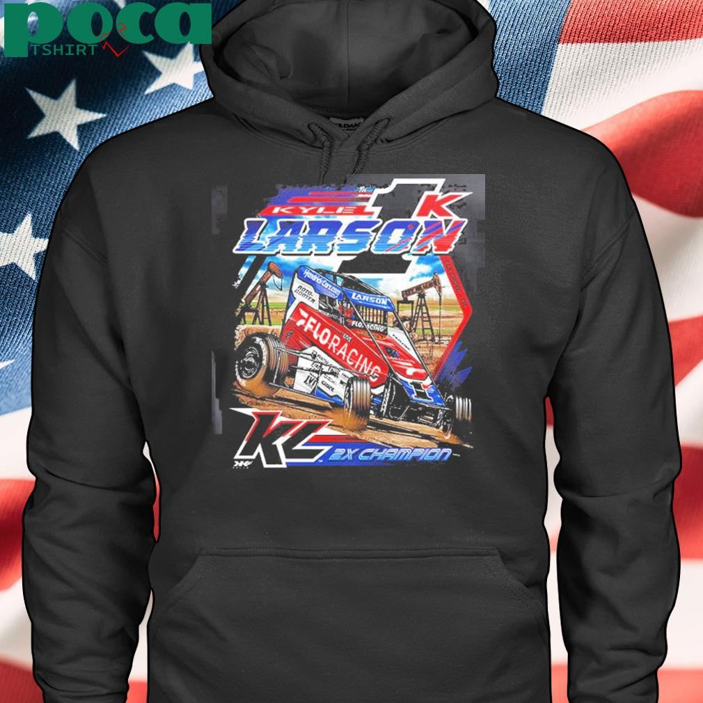 Kyle Larson 2025 Chili Bowl Pole Dash Two Sides Unisex T-Shirt