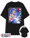 Kyle Tucker #30 Los Angeles Dodgers Collage Frame signature shirt