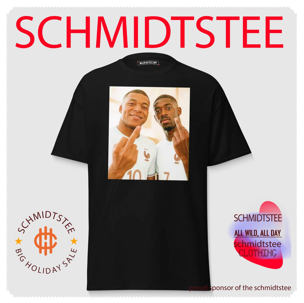 Kylian Mbappé and Ousmane Dembélé France National Team Middle Finger shirt