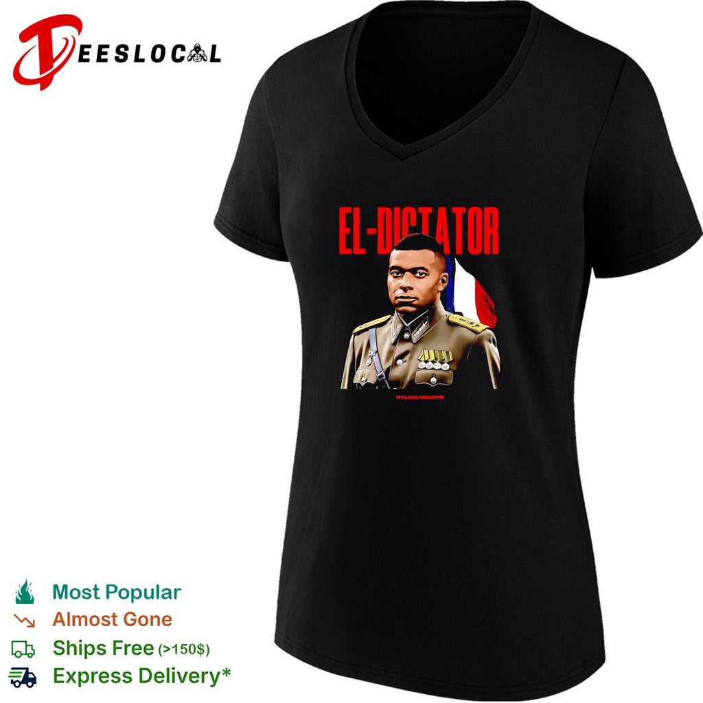 Kylian Mbappe x El Dictator military France shirt