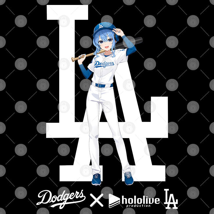 LA Dodgers X Hololive Hoshimachi Suisei Shirt