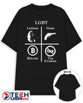 LGBT Latinas Guns Bitcoin Tax Evasion shirt