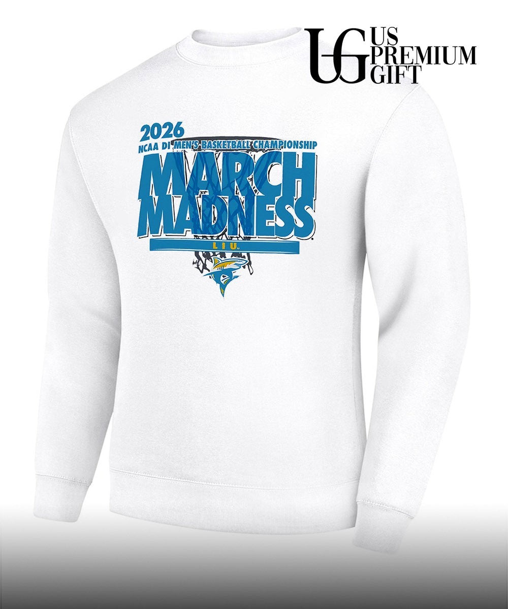 LIU Sharks March Madness NCAA D1 Men’s basketball Championship 2026 shirt