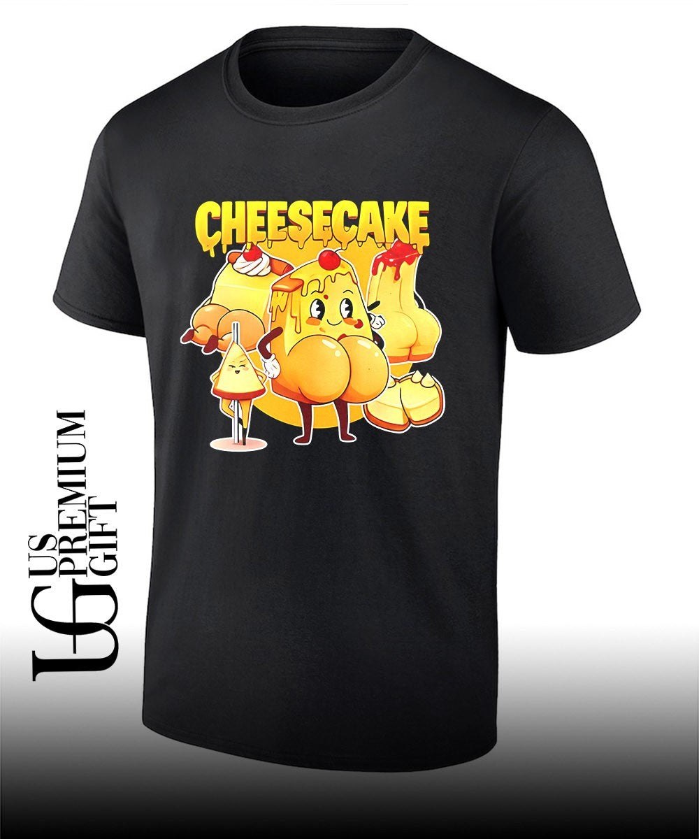 Anthropomorphic Dessert Humorous Cheesecake shirt