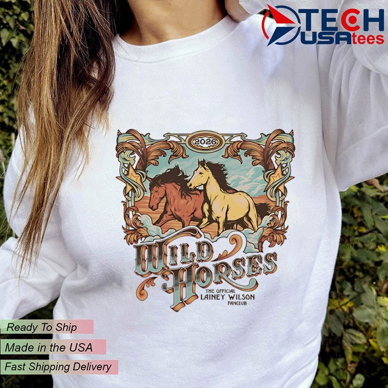 Lainey Wilson Wild Horses Fan Club 2026 shirt