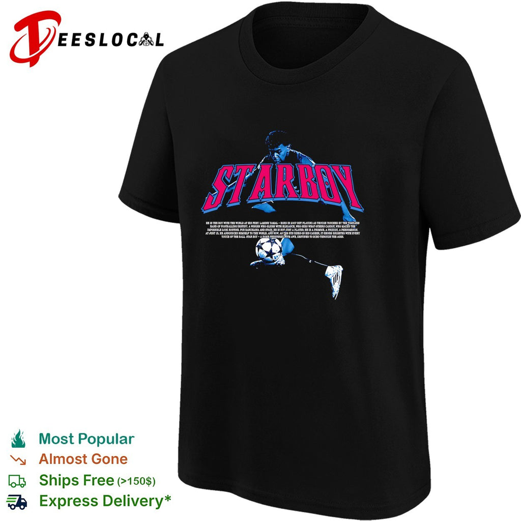 Lamine Yamal Barcelona starboy shirt