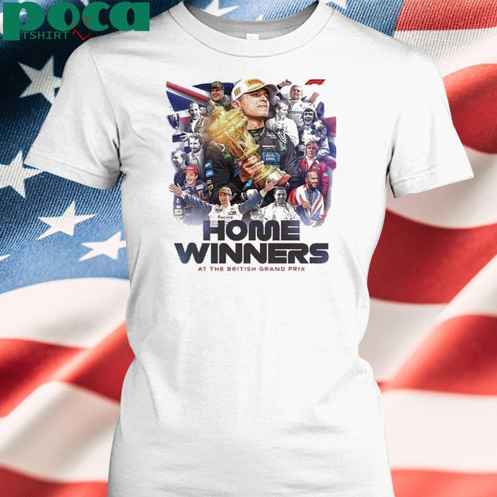 Lando Norris Joins A long List Of British Winners At Their Home Grand Prix shirt