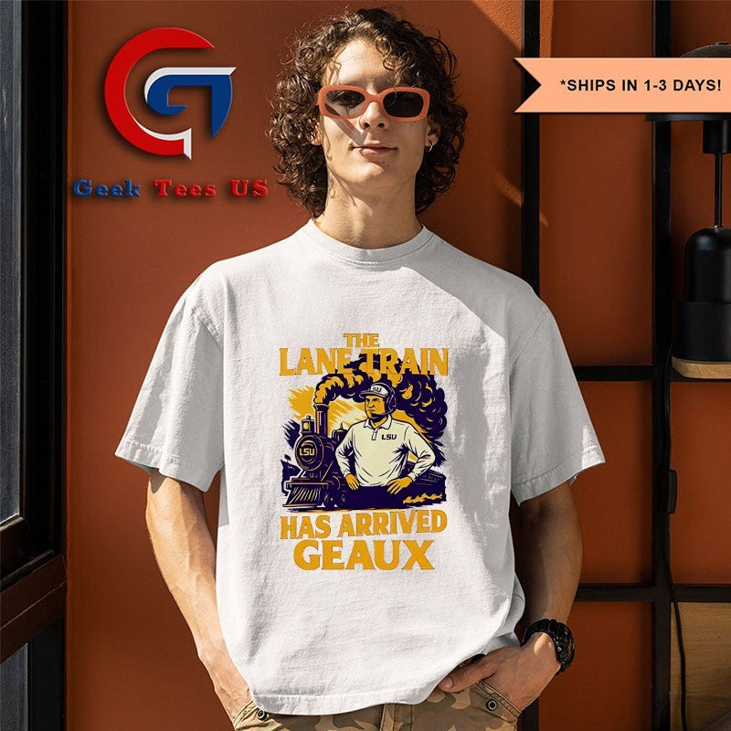 Lane Kiffinn LSU Louisiana Tigers Train Has Arrived Geaux shirt