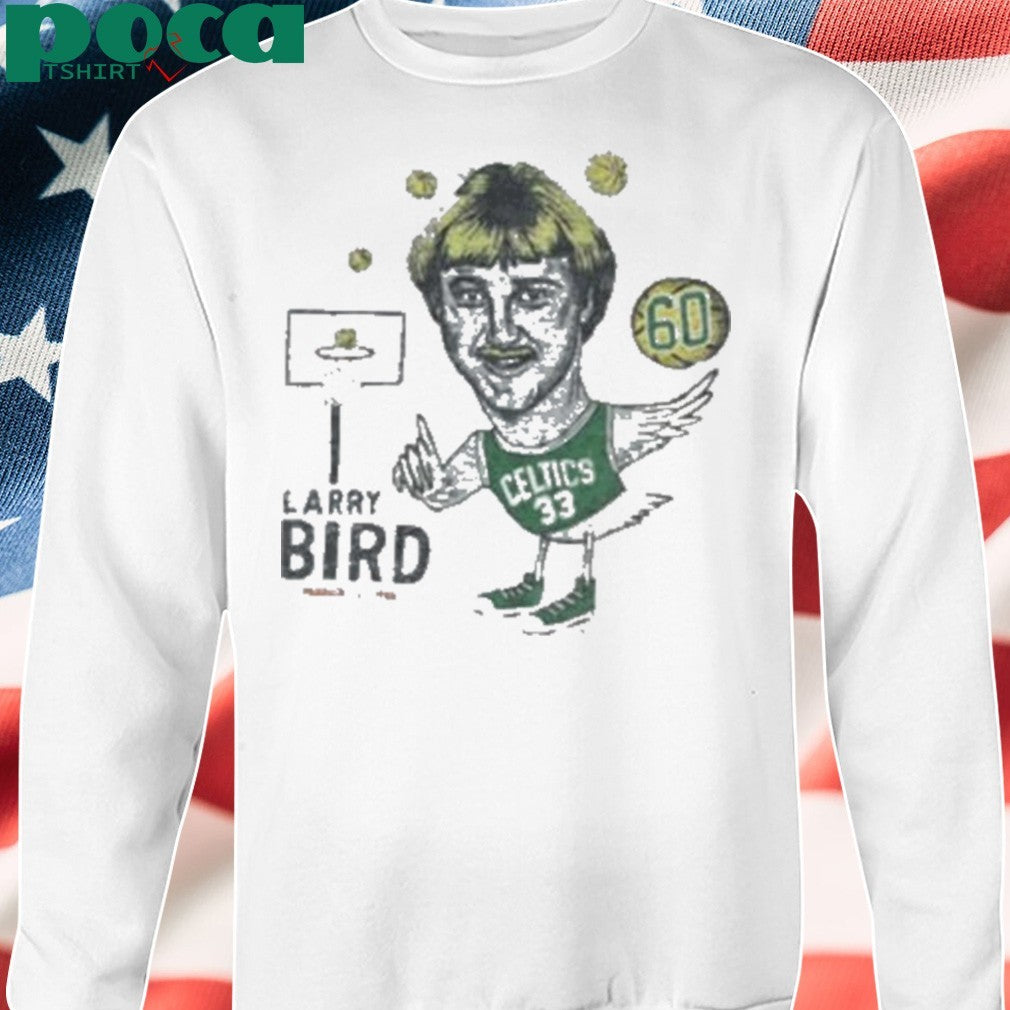 Larry Bird Boston Celtics Basketball funny art shirt