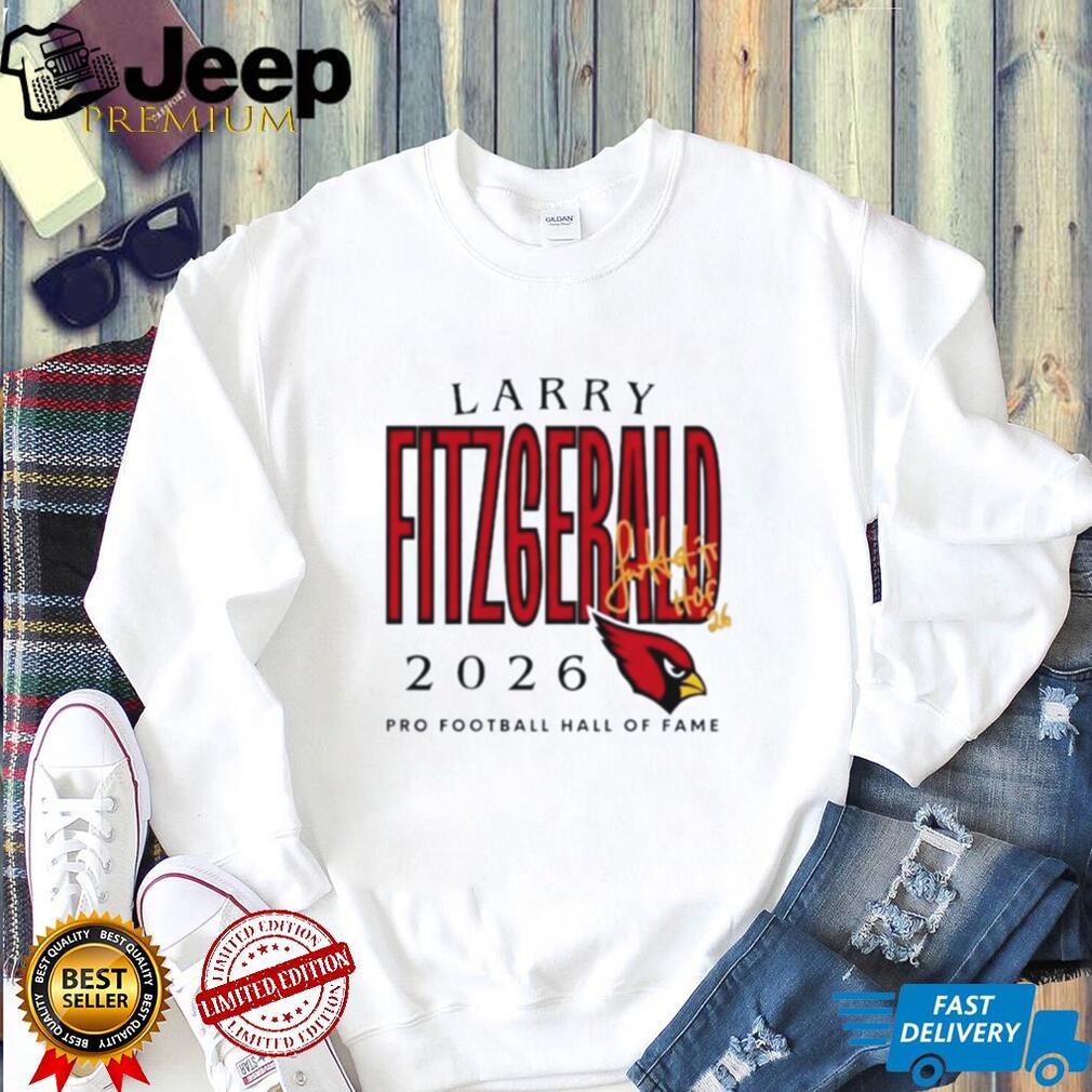 Larry Fitzgerald Cardinals Class of 2026 Hall of Famers shirt