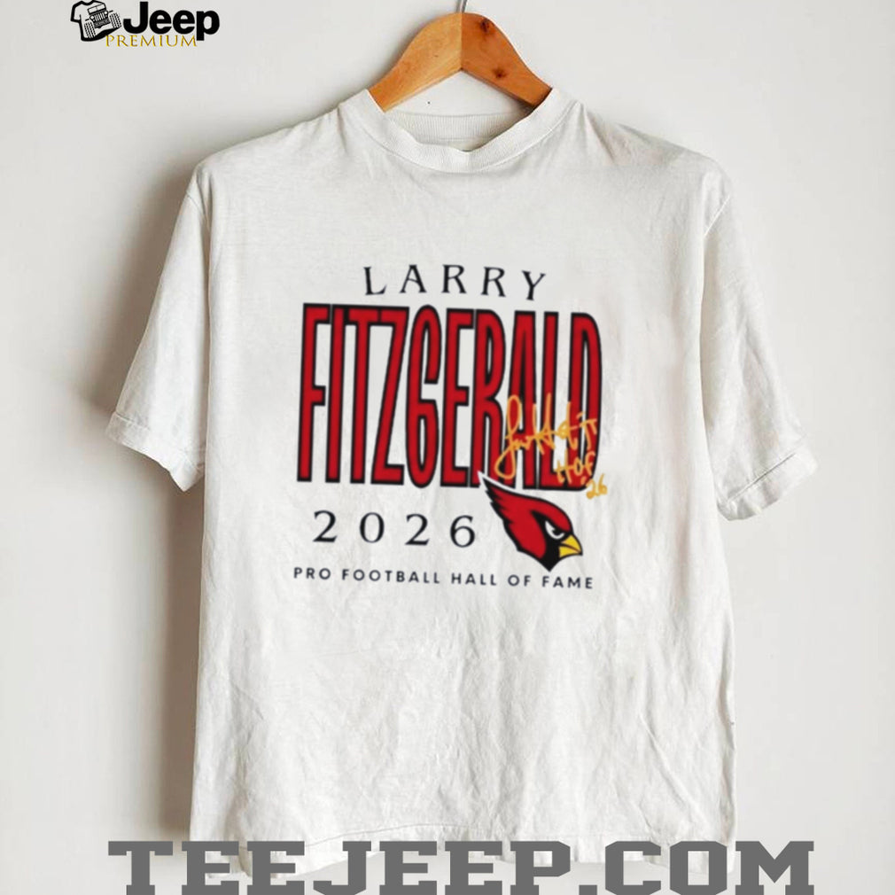 Larry Fitzgerald Cardinals Class of 2026 Hall of Famers shirt