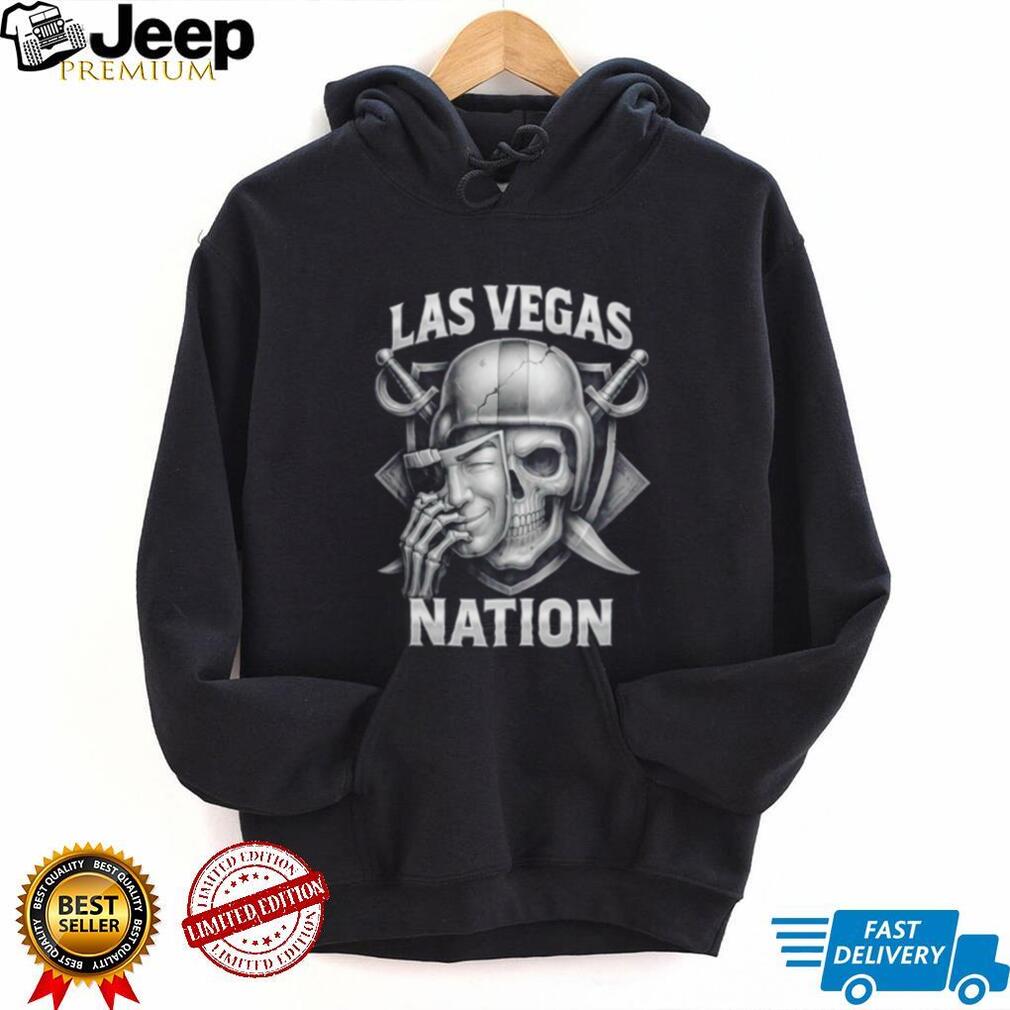 Las Vegas Nation Raiders Skull Helmet and Sword shirt