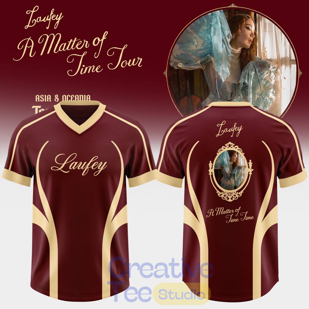 Laufey A Matter of Time AUS & NZ Tour 2026 Exclusive Football Jersey