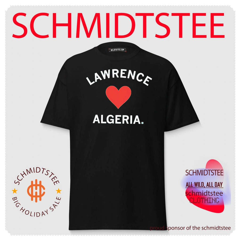Lawrence Kansas Loves Algeria Heart City Pride shirt