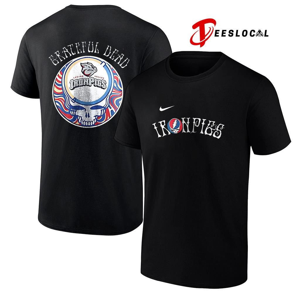 Lehigh Valley Ironpigs x Grateful Dead Triple A logo shirt