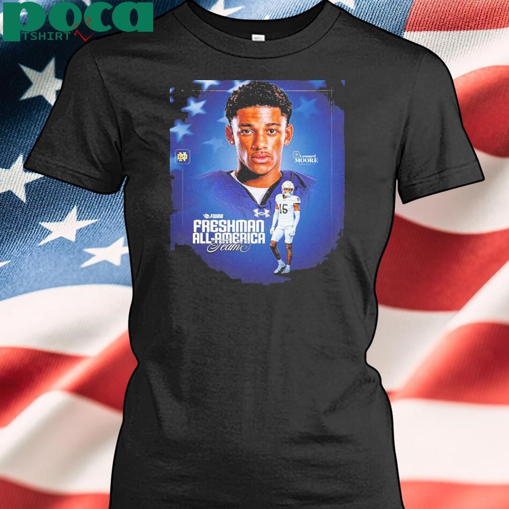 Leonard Moore Notre Dame Football FWAA Freshman All America Team Unisex T-Shirt
