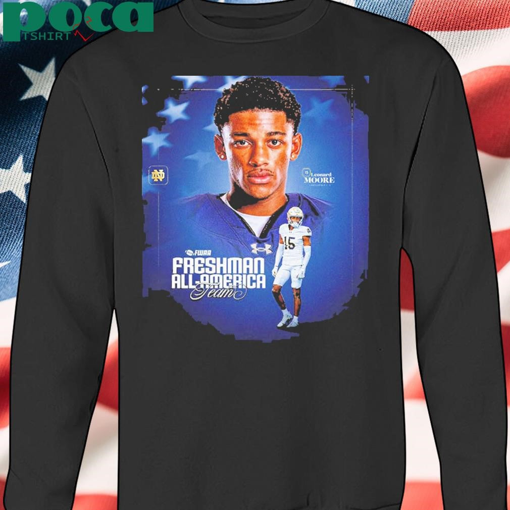 Leonard Moore Notre Dame Football FWAA Freshman All America Team Unisex T-Shirt