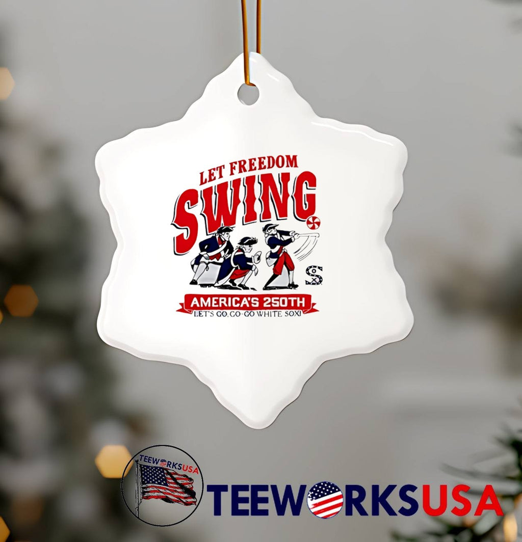 Let’s Go, Go-Go White Sox America’s 250th Let Freedom Swing T-Shirt