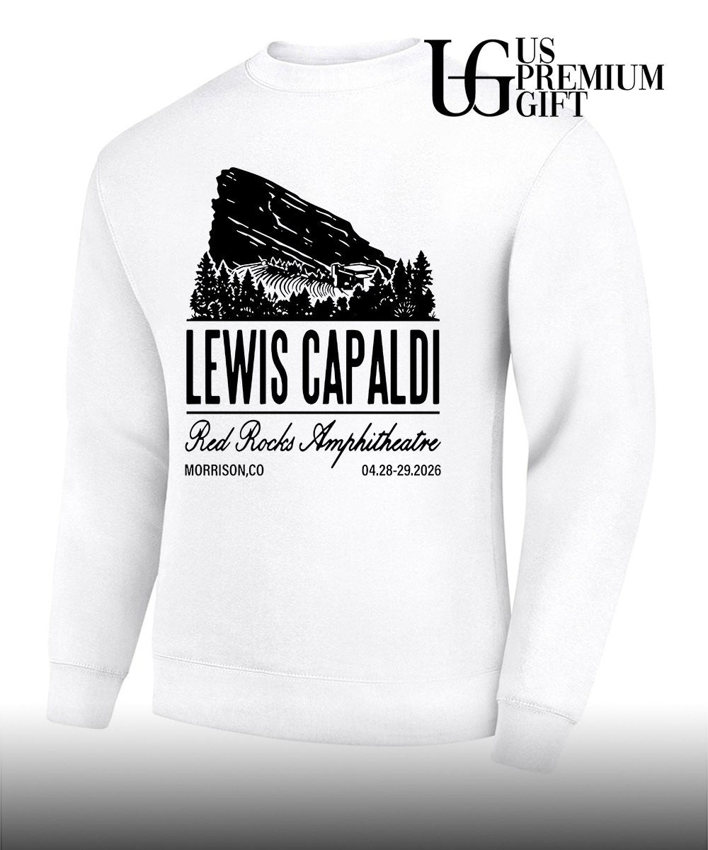 Lewis Capaldi Apr 28-29 2026 Red Rocks shirt