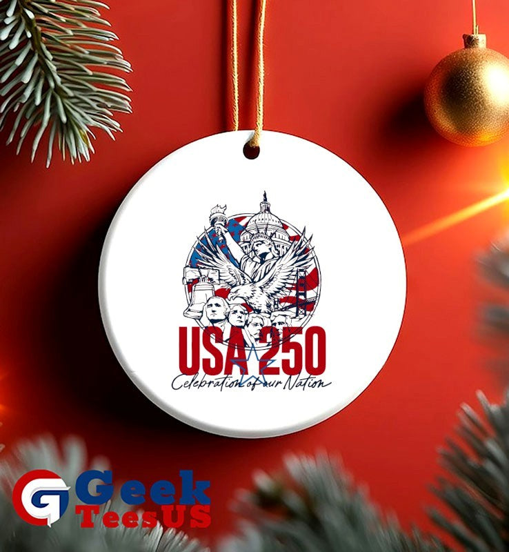 Liberty Bell Mount Rushmore Statue of Liberty Golden Gate Bridge USA 250 Celebration of our Nation shirt