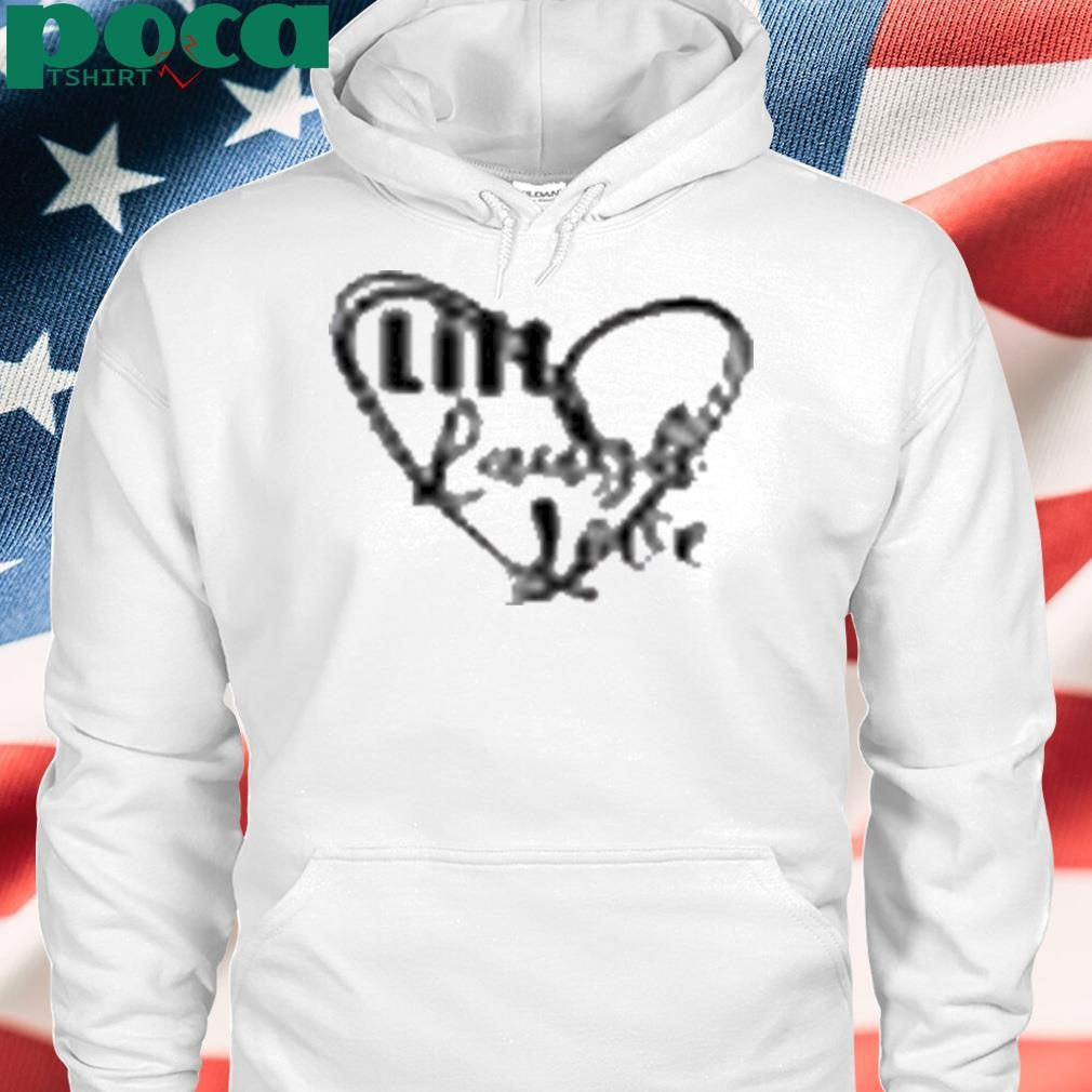 Lift Laugh Love Dark Mode Scribble Heart Shirt