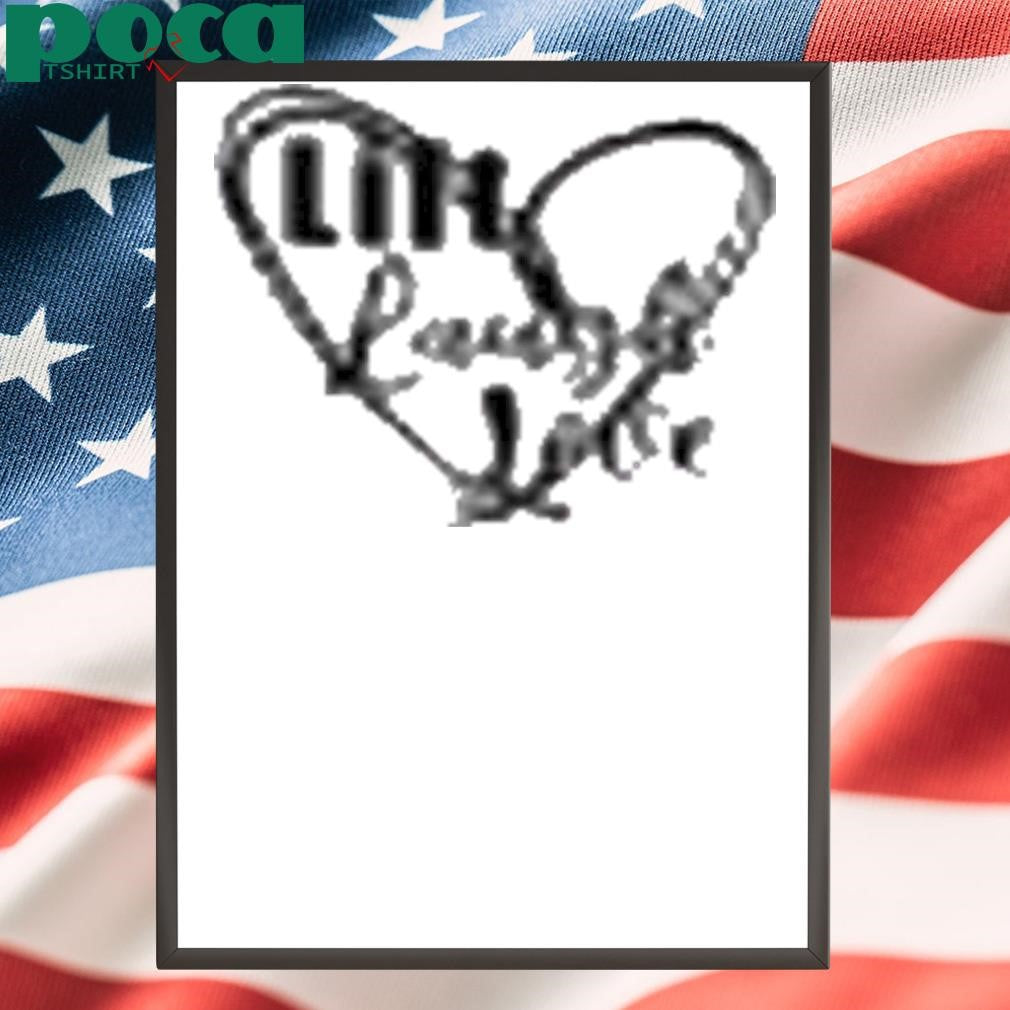Lift Laugh Love Dark Mode Scribble Heart Shirt