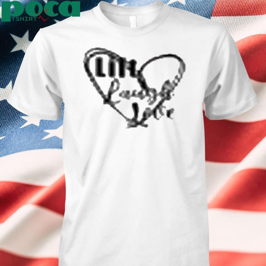 Lift Laugh Love Dark Mode Scribble Heart Shirt